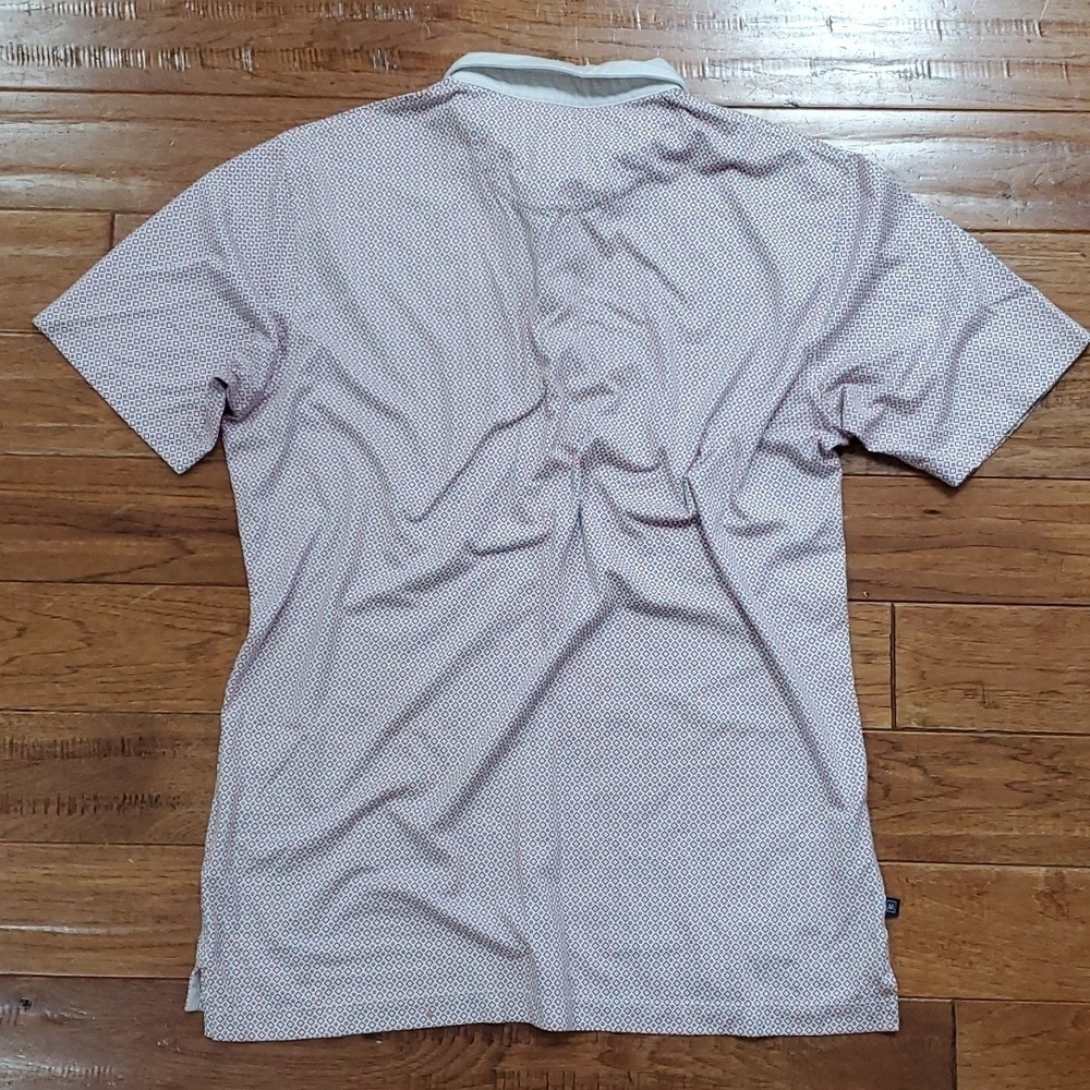 Mizzen+Main geometric diamond square golf polo - Picture 5 of 8